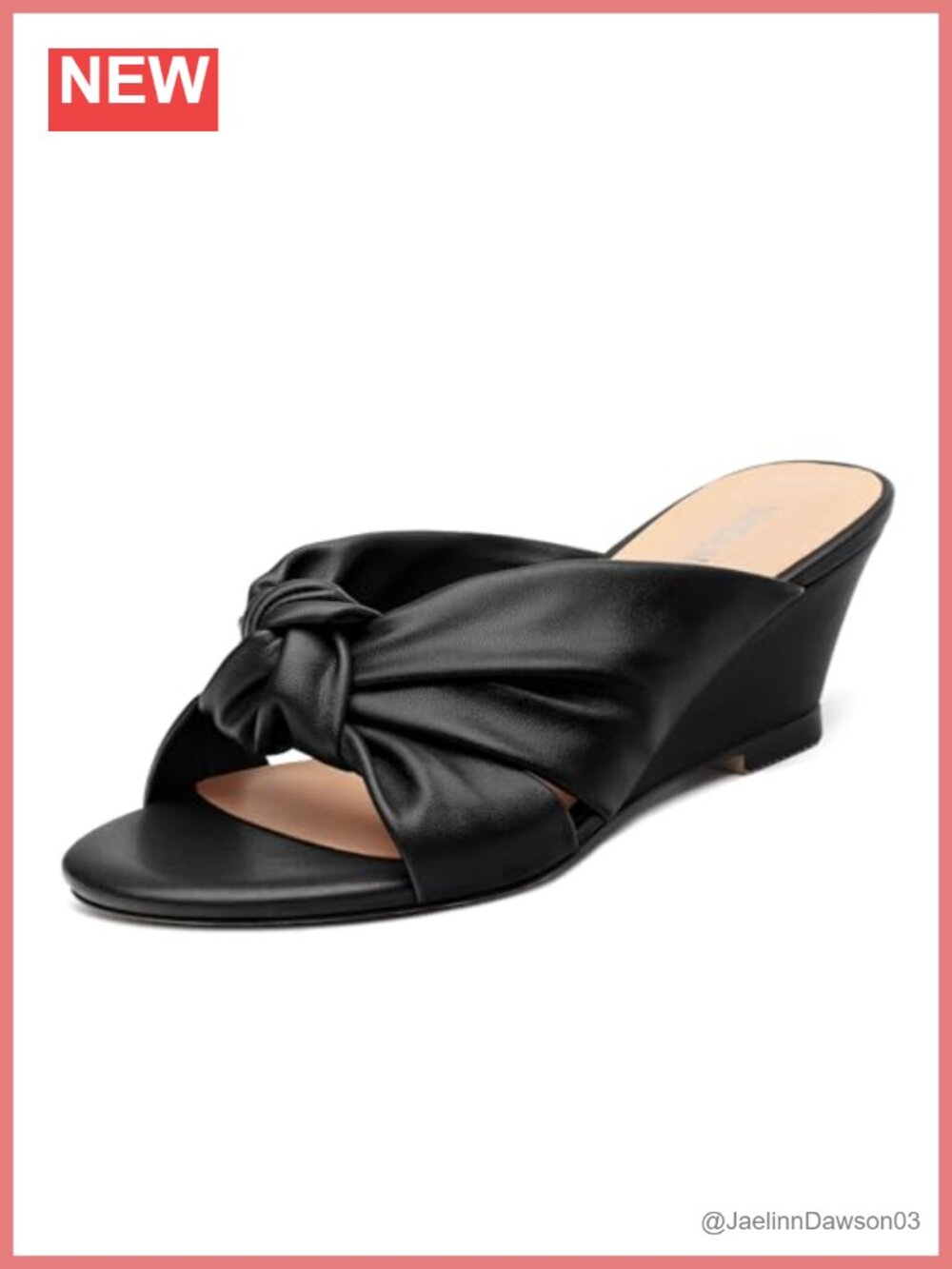 Chic Wedge Heel Sandals for Women, Round Open Toe, 1.5 Inch Heel, Summer Style